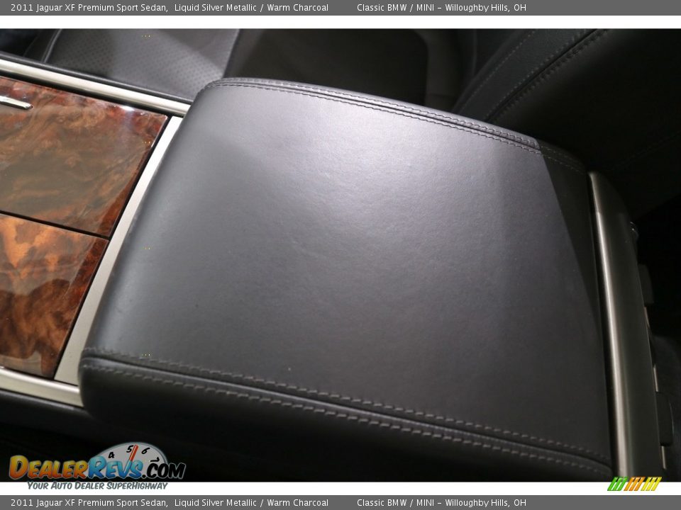 2011 Jaguar XF Premium Sport Sedan Liquid Silver Metallic / Warm Charcoal Photo #26