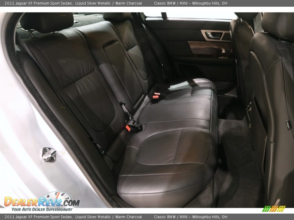 2011 Jaguar XF Premium Sport Sedan Liquid Silver Metallic / Warm Charcoal Photo #29