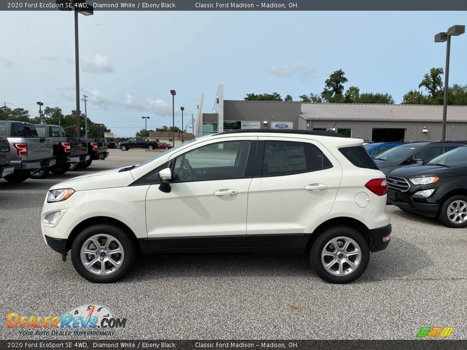 2020 Ford EcoSport SE 4WD Diamond White / Ebony Black Photo #6