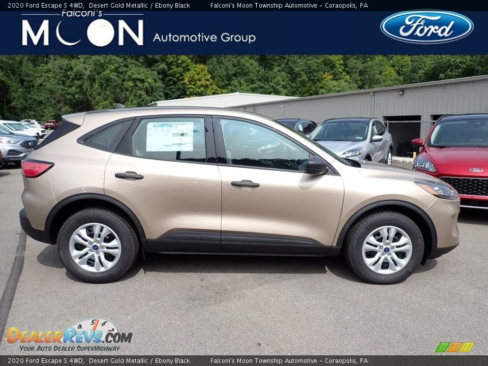 2020 Ford Escape S 4WD Desert Gold Metallic / Ebony Black Photo #1