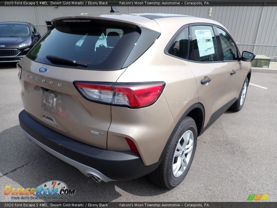 2020 Ford Escape S 4WD Desert Gold Metallic / Ebony Black Photo #2