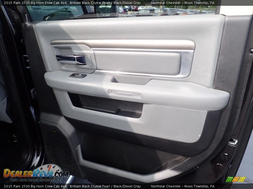 Door Panel of 2015 Ram 1500 Big Horn Crew Cab 4x4 Photo #18