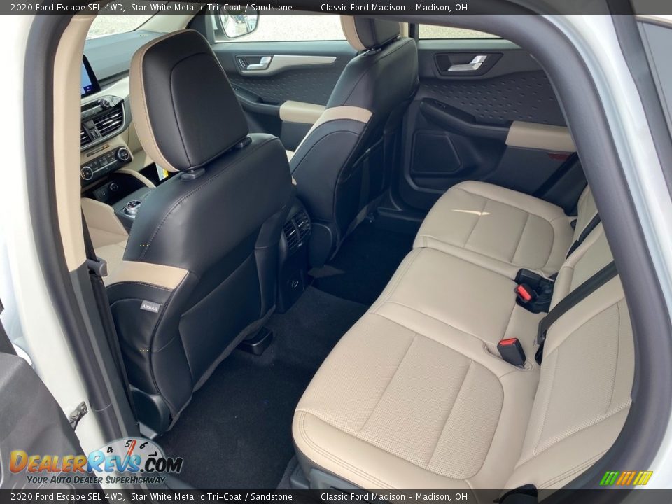 2020 Ford Escape SEL 4WD Star White Metallic Tri-Coat / Sandstone Photo #6