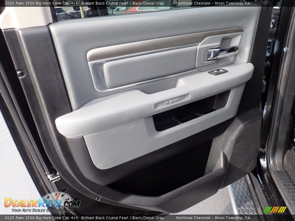 Door Panel of 2015 Ram 1500 Big Horn Crew Cab 4x4 Photo #22