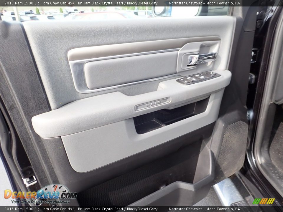 Door Panel of 2015 Ram 1500 Big Horn Crew Cab 4x4 Photo #23