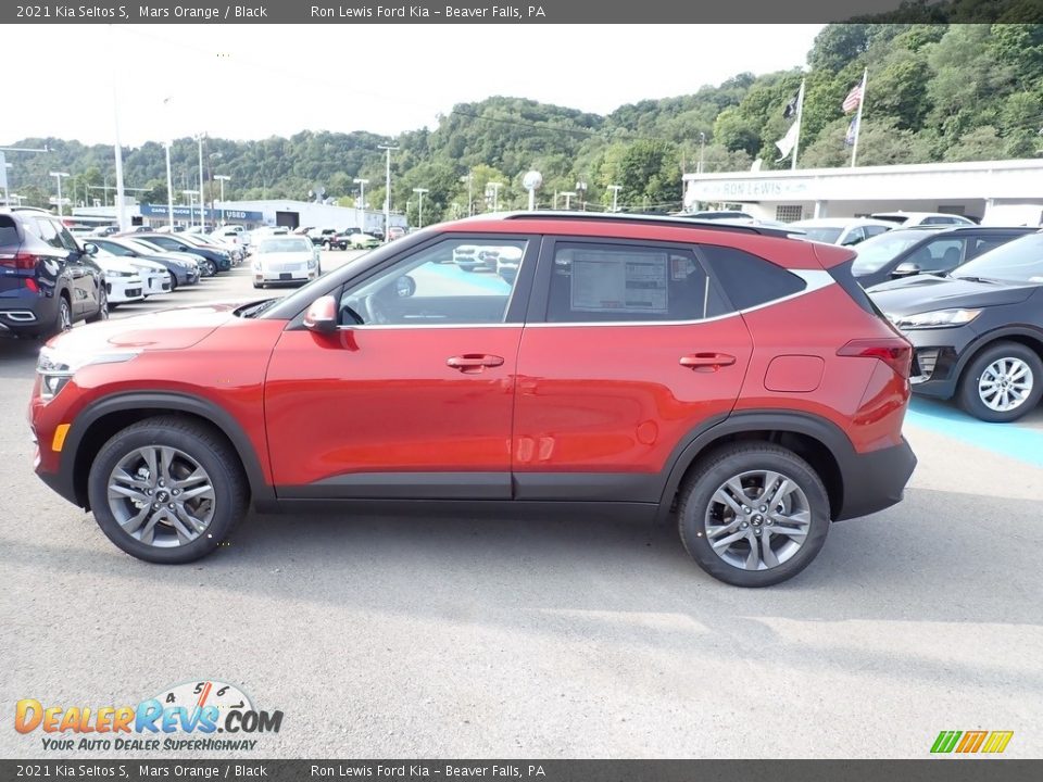 Mars Orange 2021 Kia Seltos S Photo #6