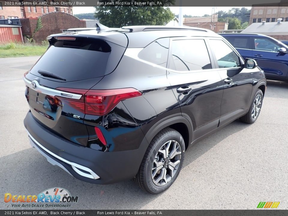 2021 Kia Seltos EX AWD Black Cherry / Black Photo #2