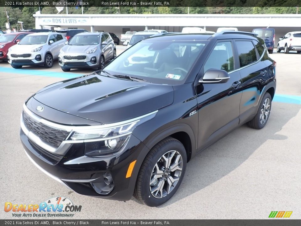 Black Cherry 2021 Kia Seltos EX AWD Photo #5