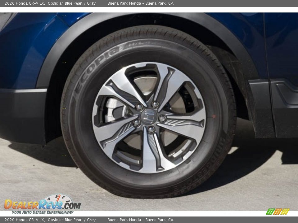 2020 Honda CR-V LX Obsidian Blue Pearl / Gray Photo #11