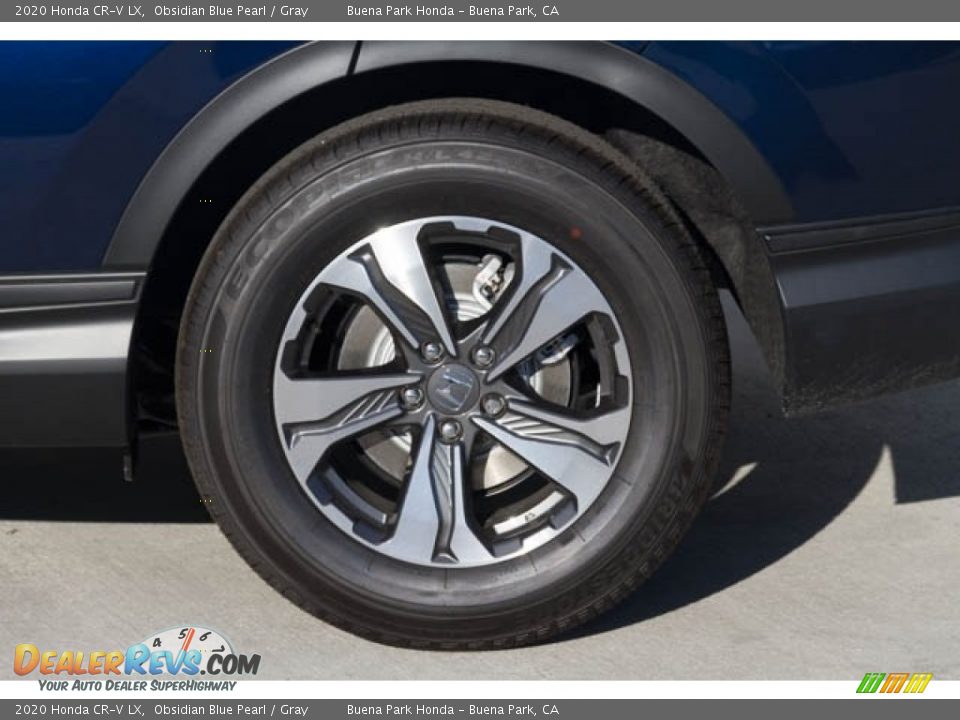 2020 Honda CR-V LX Obsidian Blue Pearl / Gray Photo #12
