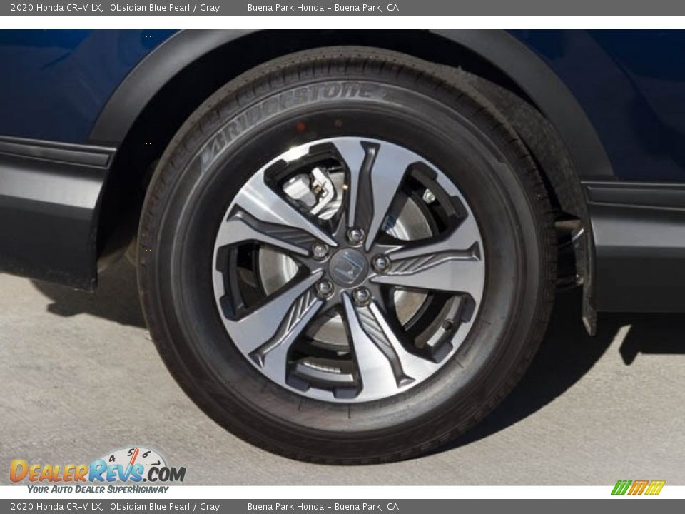 2020 Honda CR-V LX Obsidian Blue Pearl / Gray Photo #13