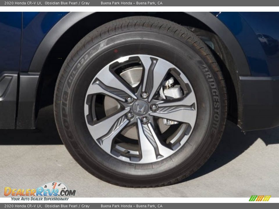 2020 Honda CR-V LX Obsidian Blue Pearl / Gray Photo #14