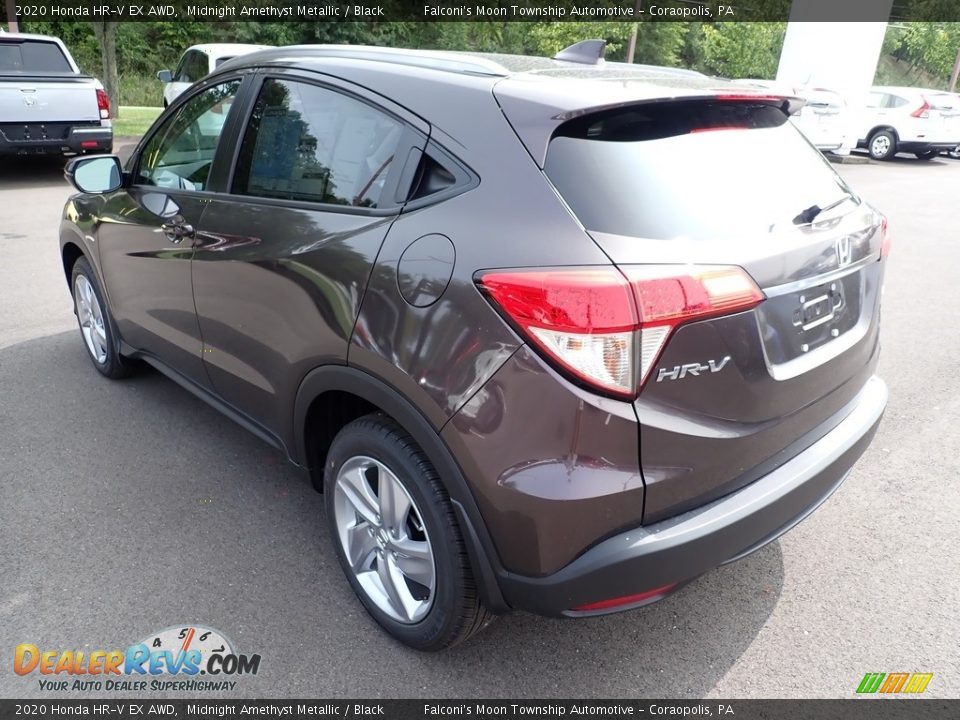 2020 Honda HR-V EX AWD Midnight Amethyst Metallic / Black Photo #3