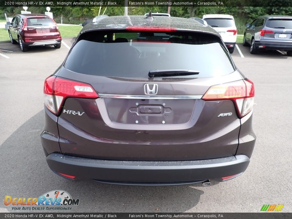 2020 Honda HR-V EX AWD Midnight Amethyst Metallic / Black Photo #4