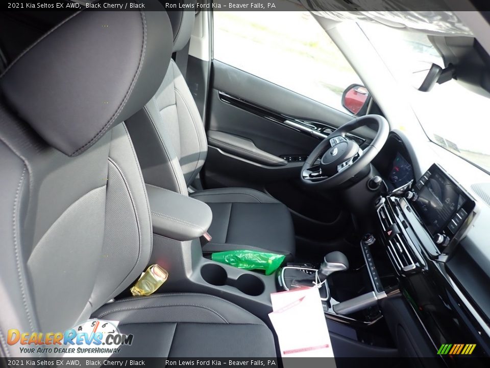 2021 Kia Seltos EX AWD Black Cherry / Black Photo #10