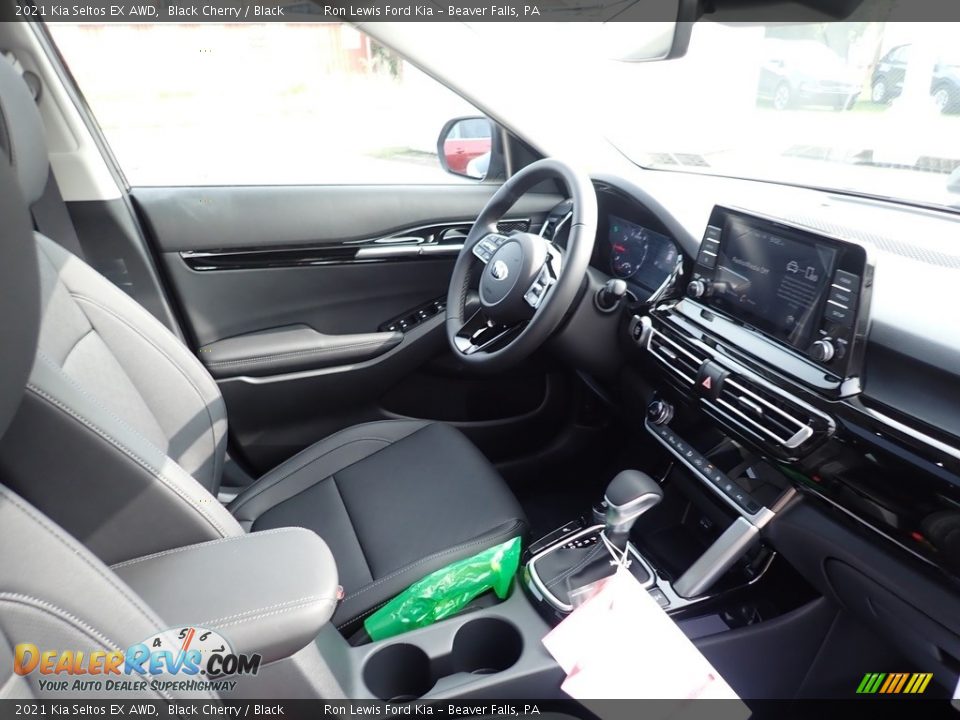 2021 Kia Seltos EX AWD Black Cherry / Black Photo #11