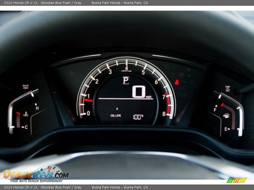 2020 Honda CR-V LX Obsidian Blue Pearl / Gray Photo #19