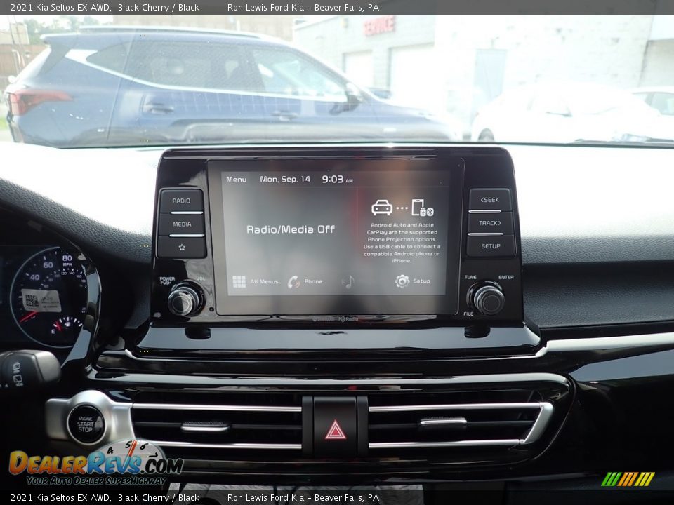 2021 Kia Seltos EX AWD Black Cherry / Black Photo #16