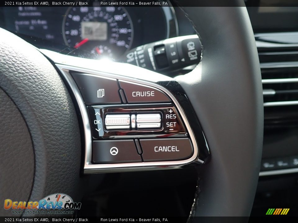 2021 Kia Seltos EX AWD Steering Wheel Photo #18
