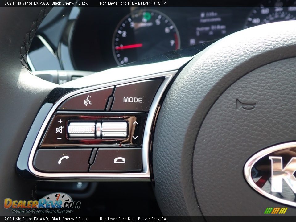 2021 Kia Seltos EX AWD Steering Wheel Photo #19