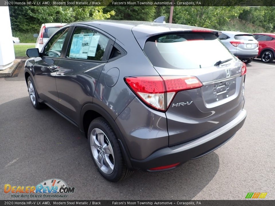 2020 Honda HR-V LX AWD Modern Steel Metallic / Black Photo #3