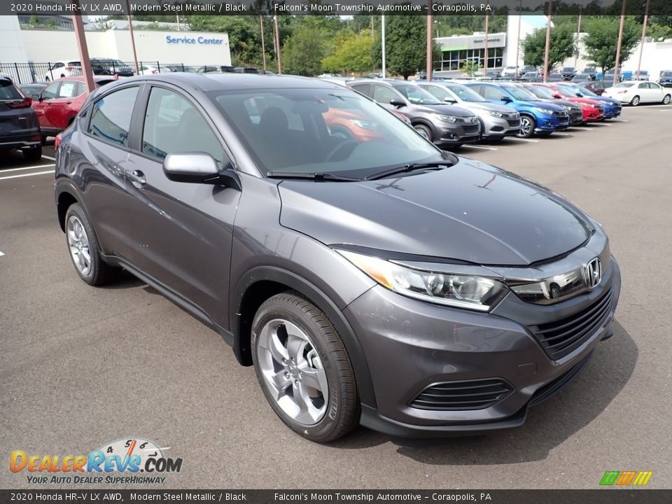 2020 Honda HR-V LX AWD Modern Steel Metallic / Black Photo #6