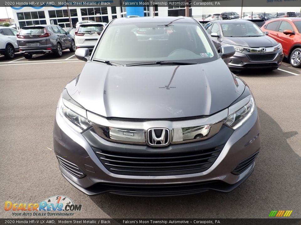 2020 Honda HR-V LX AWD Modern Steel Metallic / Black Photo #7