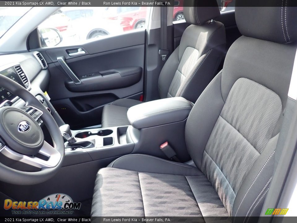 Front Seat of 2021 Kia Sportage LX AWD Photo #12