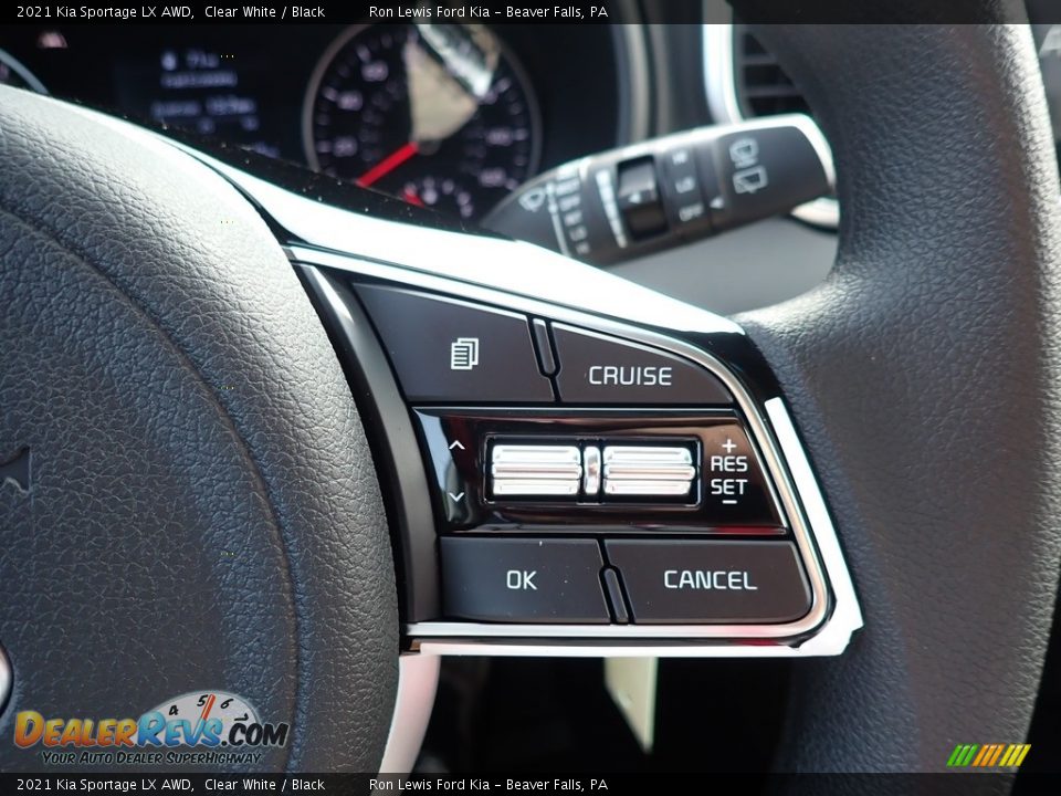 2021 Kia Sportage LX AWD Steering Wheel Photo #15