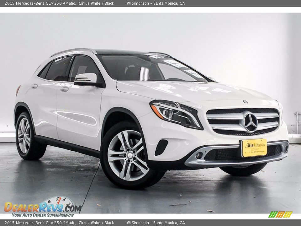 2015 Mercedes-Benz GLA 250 4Matic Cirrus White / Black Photo #13