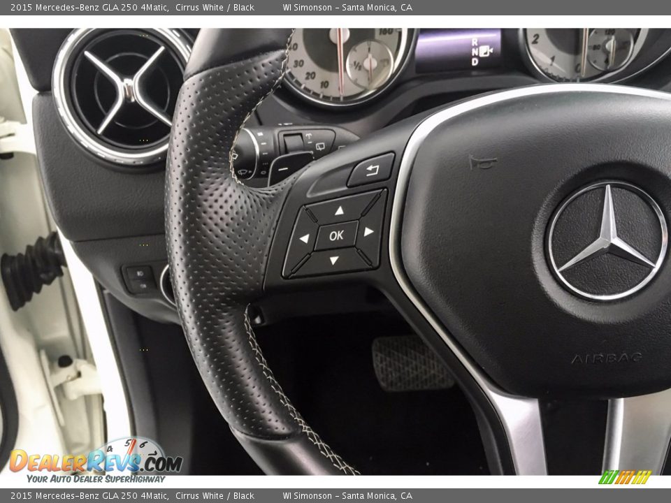 2015 Mercedes-Benz GLA 250 4Matic Cirrus White / Black Photo #18
