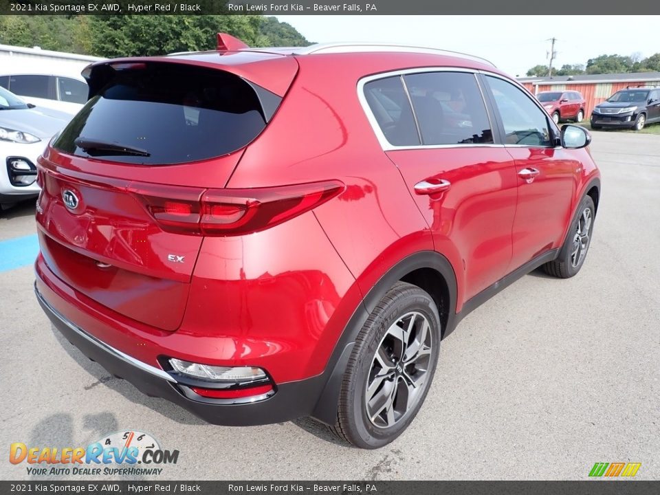 2021 Kia Sportage EX AWD Hyper Red / Black Photo #2