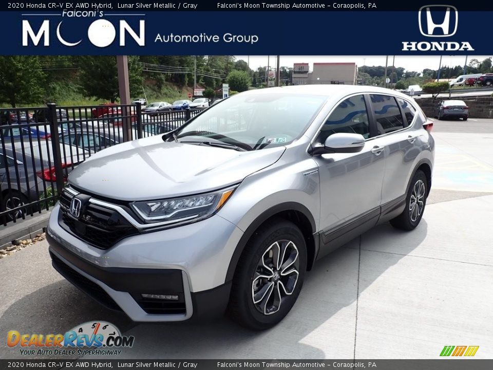 2020 Honda CR-V EX AWD Hybrid Lunar Silver Metallic / Gray Photo #1