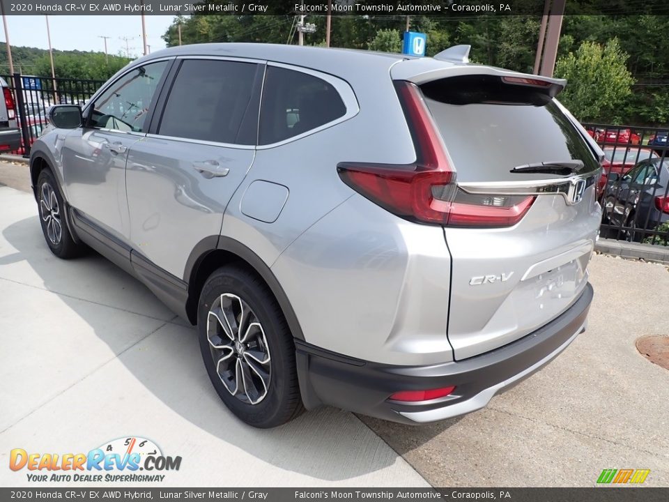 2020 Honda CR-V EX AWD Hybrid Lunar Silver Metallic / Gray Photo #4
