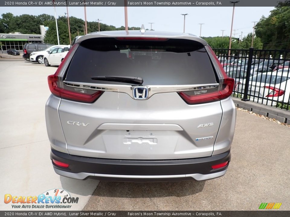 2020 Honda CR-V EX AWD Hybrid Lunar Silver Metallic / Gray Photo #5