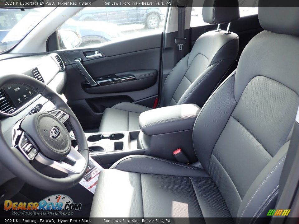Front Seat of 2021 Kia Sportage EX AWD Photo #13