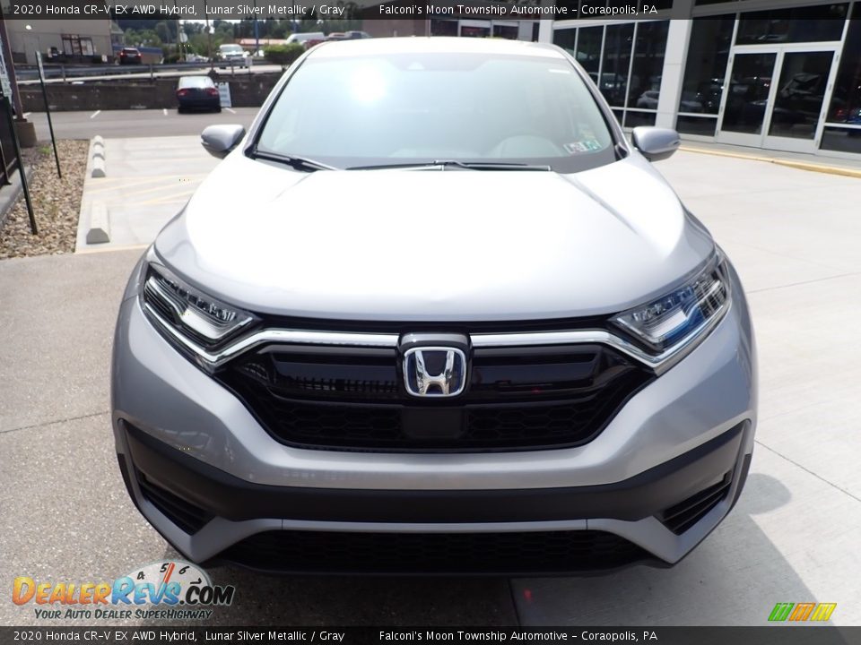 2020 Honda CR-V EX AWD Hybrid Lunar Silver Metallic / Gray Photo #7