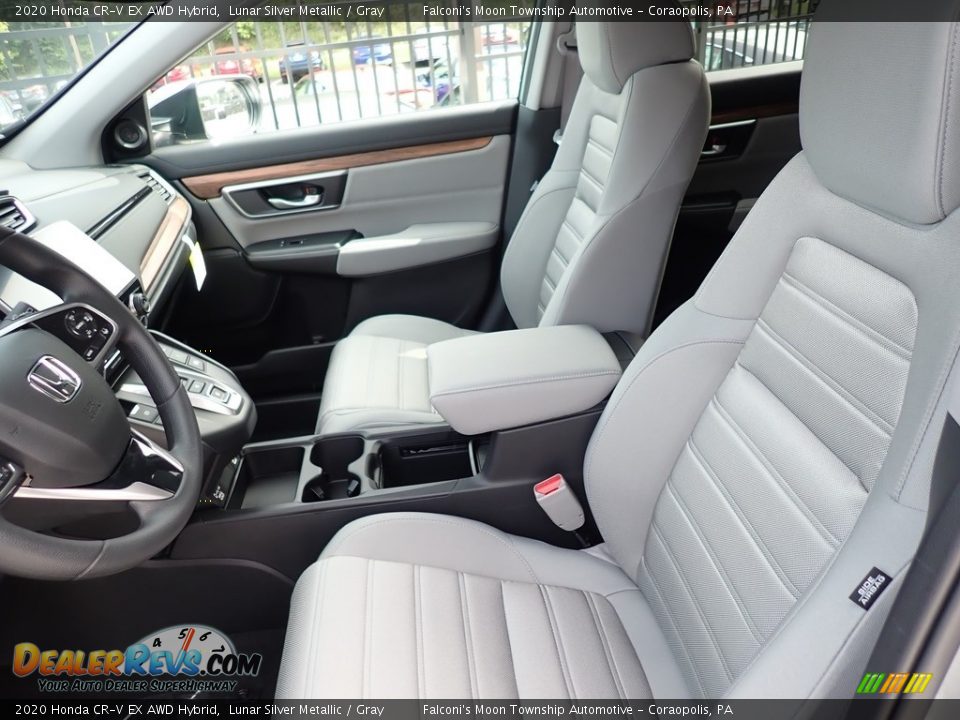 2020 Honda CR-V EX AWD Hybrid Lunar Silver Metallic / Gray Photo #8