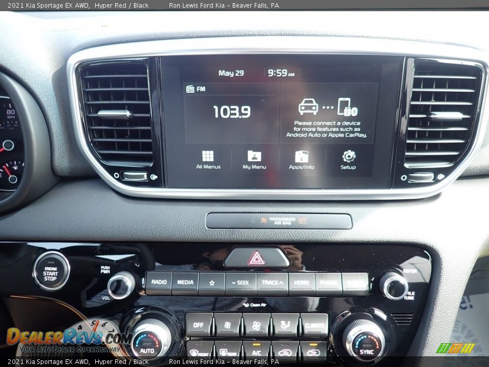 Controls of 2021 Kia Sportage EX AWD Photo #17