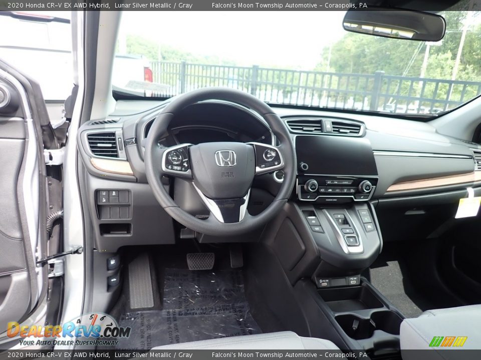 2020 Honda CR-V EX AWD Hybrid Lunar Silver Metallic / Gray Photo #10