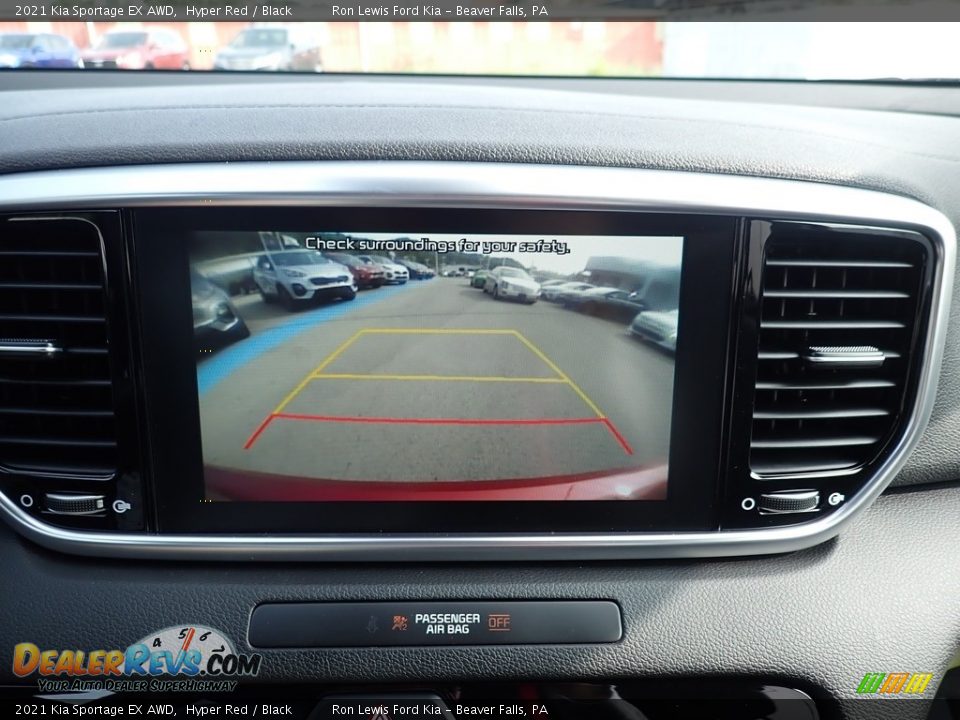 2021 Kia Sportage EX AWD Hyper Red / Black Photo #18