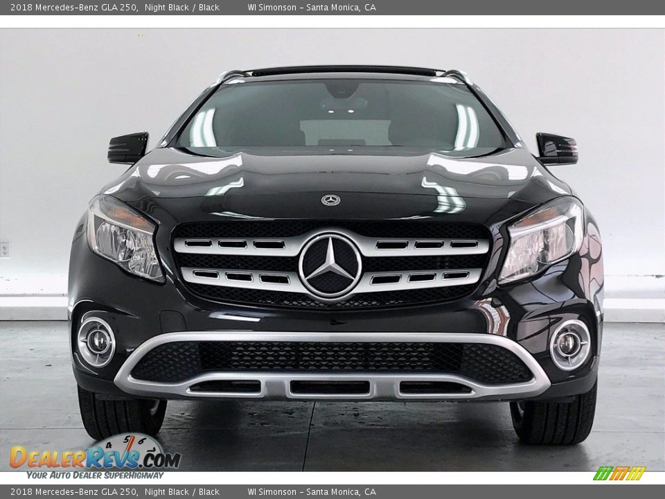 2018 Mercedes-Benz GLA 250 Night Black / Black Photo #2