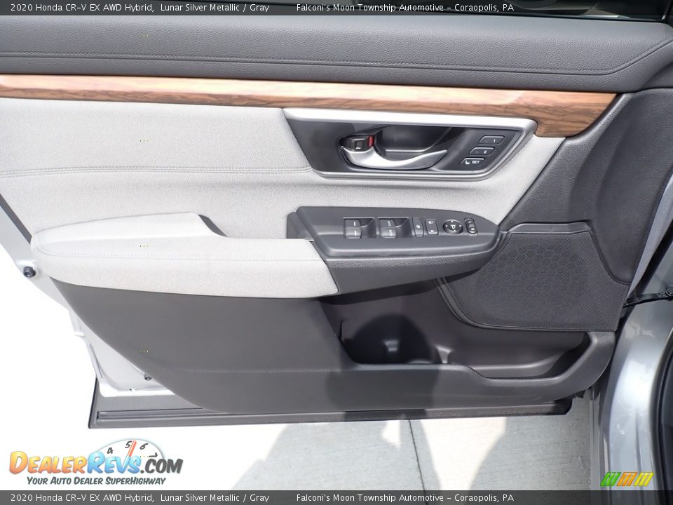 2020 Honda CR-V EX AWD Hybrid Lunar Silver Metallic / Gray Photo #11