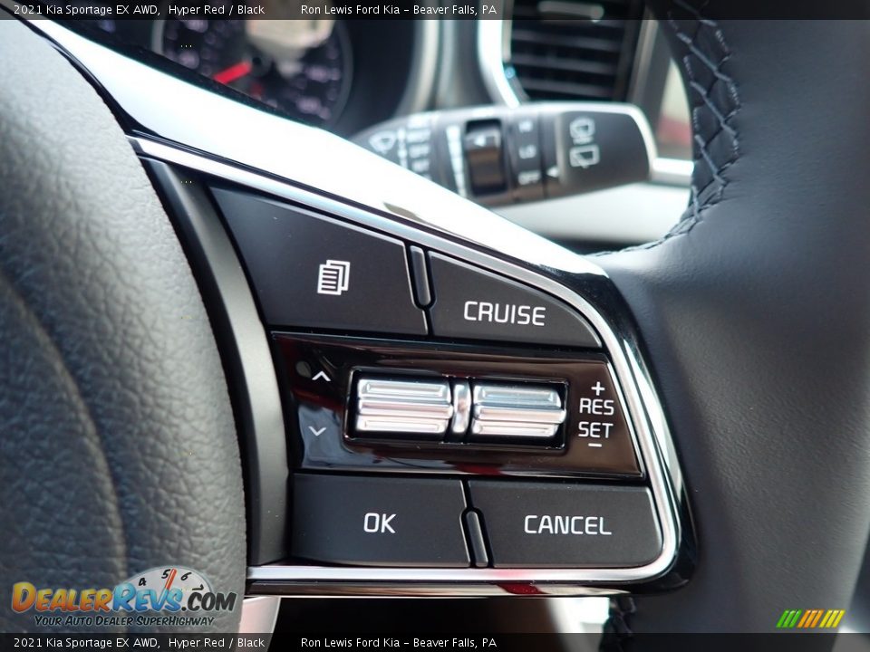 2021 Kia Sportage EX AWD Steering Wheel Photo #19
