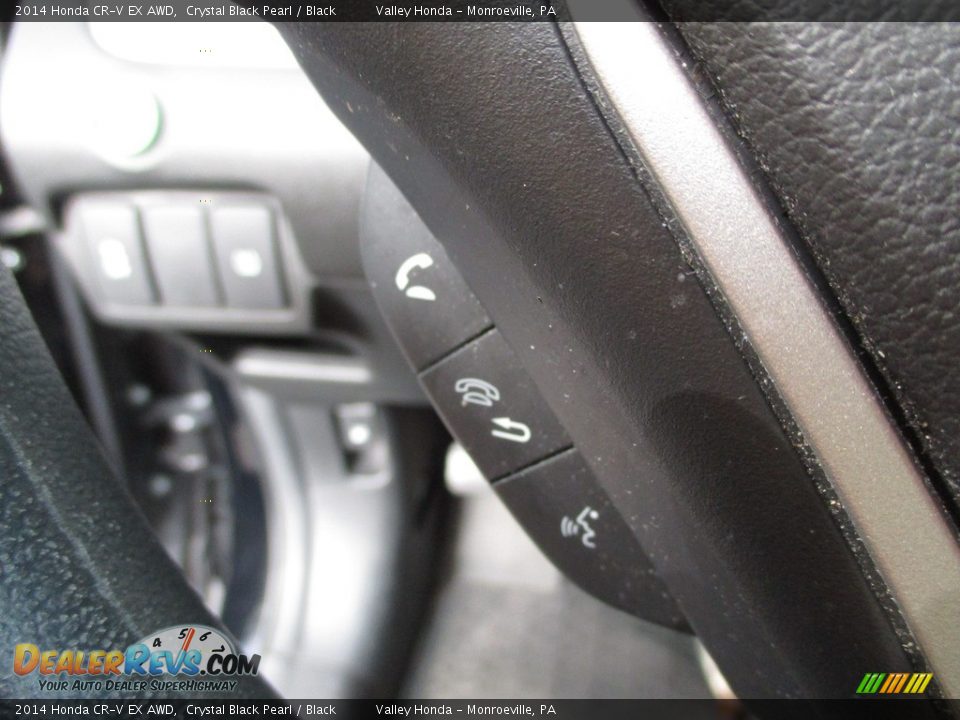 2014 Honda CR-V EX AWD Crystal Black Pearl / Black Photo #18