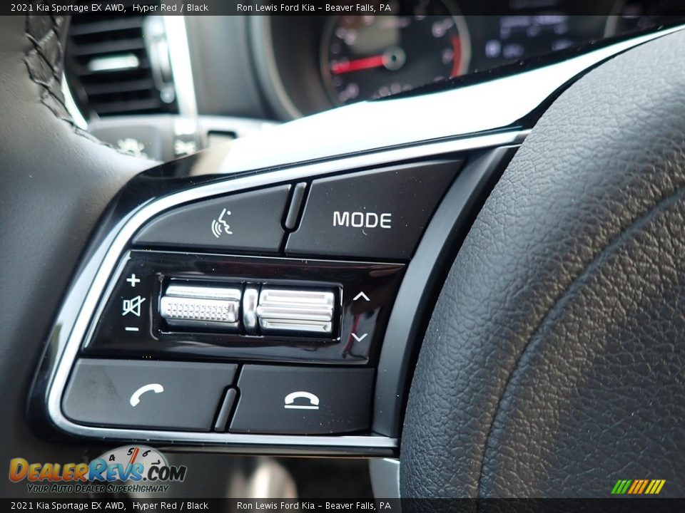 2021 Kia Sportage EX AWD Steering Wheel Photo #20