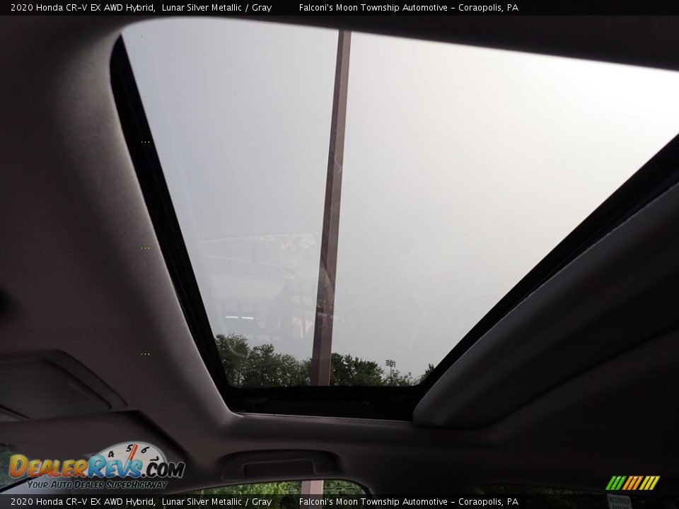 2020 Honda CR-V EX AWD Hybrid Lunar Silver Metallic / Gray Photo #13