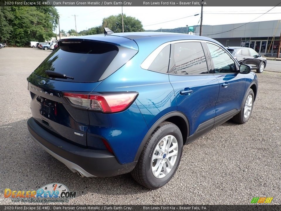 2020 Ford Escape SE 4WD Dark Persian Green Metallic / Dark Earth Gray Photo #2