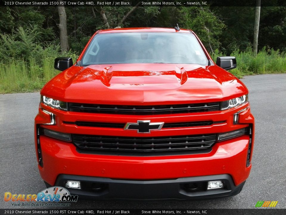 2019 Chevrolet Silverado 1500 RST Crew Cab 4WD Red Hot / Jet Black Photo #3