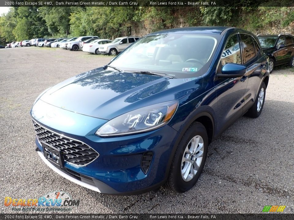 2020 Ford Escape SE 4WD Dark Persian Green Metallic / Dark Earth Gray Photo #5